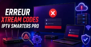 Erreur Xtream Codes IPTV Smarters Pro
