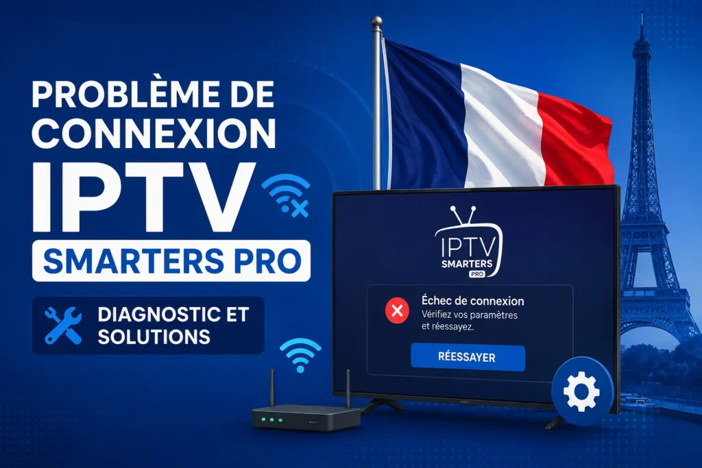 Connexion IPTV Smarters Pro